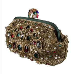 Dolce & Gabbana Jewel and Pearl Embellished Bag